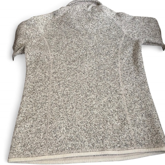 Patagonia Better Sweater 1/4 Zip Fleece Pullover Women’s White Oatmeal Heather - Picture 3 of 8